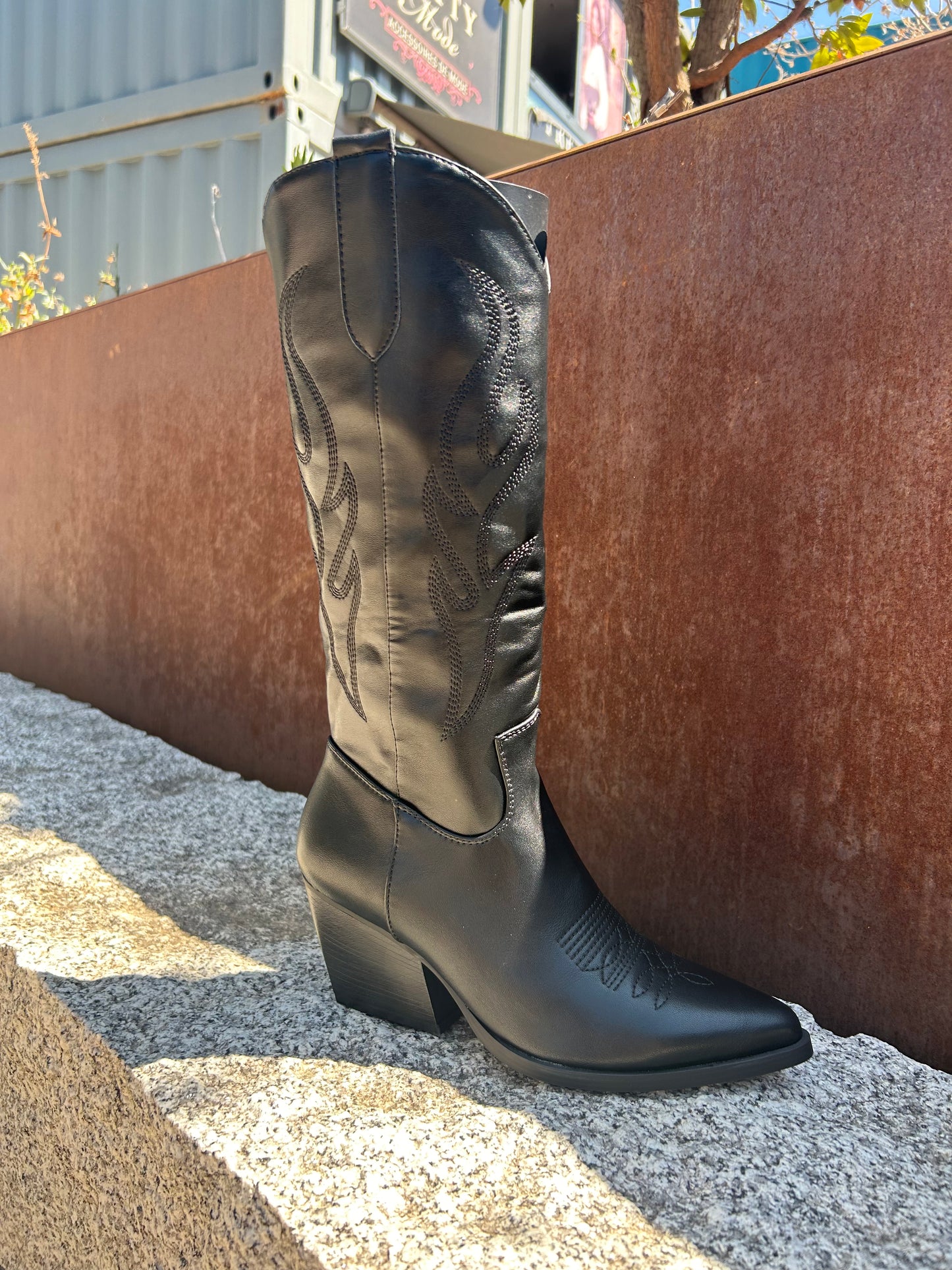 Findlay - Bottes Santiags Noires