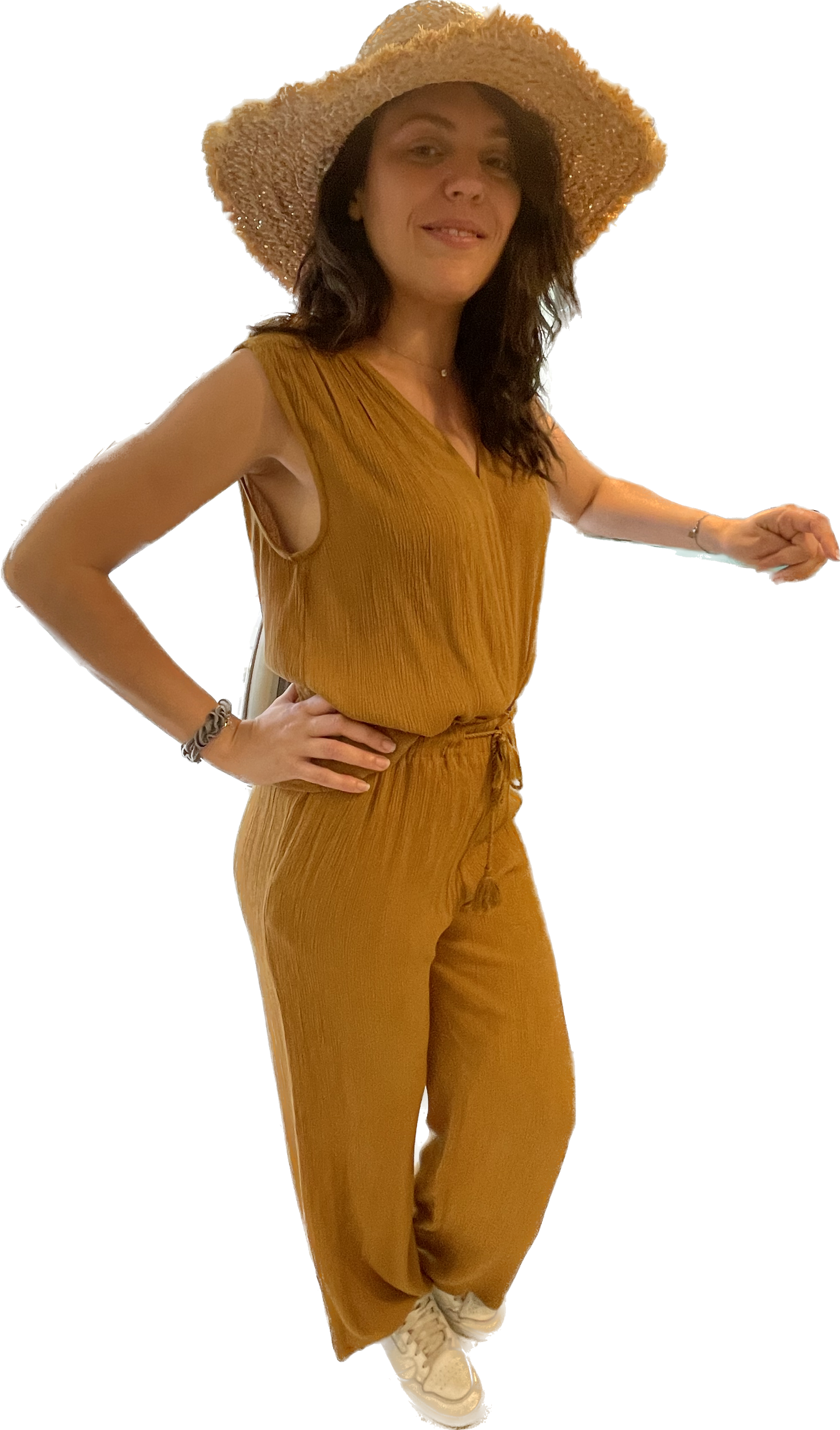 Les Tropéziennes - Mayabay Camel Set - Sleeveless Top