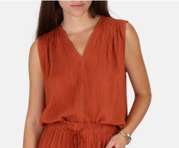 Les Tropéziennes - Mayabay Camel Set - Sleeveless Top